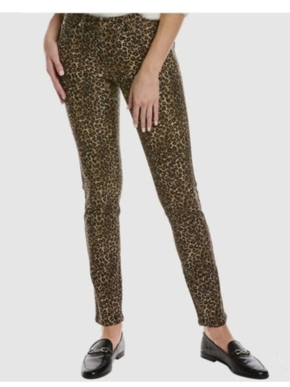 J. McLaughlin Leopard Animal Print Lexi Jean, Brown & Black | size 2